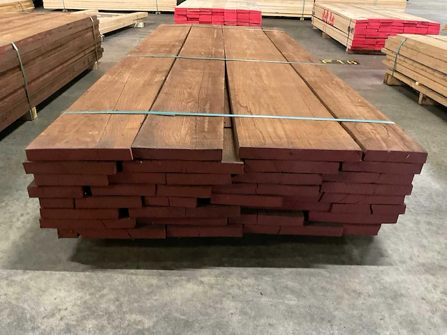 Thermo oak eiken planken 33 mm ca. 0,784 m³ - afbeelding 2 van  5