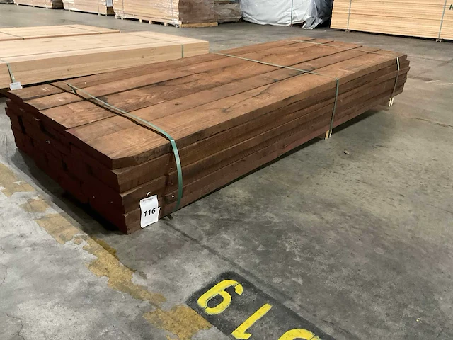 Thermo oak eiken planken 40 mm ca. 0,774 m³ - afbeelding 1 van  5