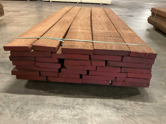 Thermo oak eiken planken 40 mm ca. 0,813 m³ - afbeelding 2 van  5