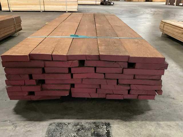 Thermo oak eiken planken 40 mm ca. 0,823 m³ - afbeelding 2 van  5