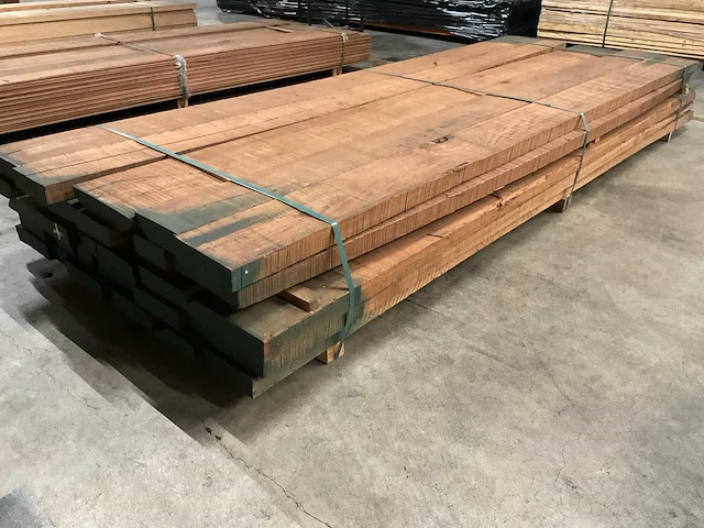 Thermo oak eiken planken 52 mm ca. 0,795 m³ - afbeelding 3 van  4