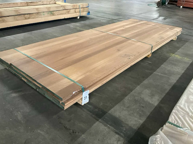 Thermo oak eiken verlijmde panelen 20x1000 mm (5x) - afbeelding 1 van  5