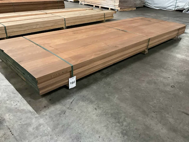 Thermo oak eiken verlijmde panelen 20x1000 mm (8x) - afbeelding 1 van  5