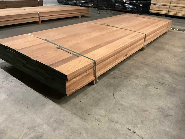 Thermo oak eiken verlijmde panelen 20x1000 mm (8x) - afbeelding 3 van  5