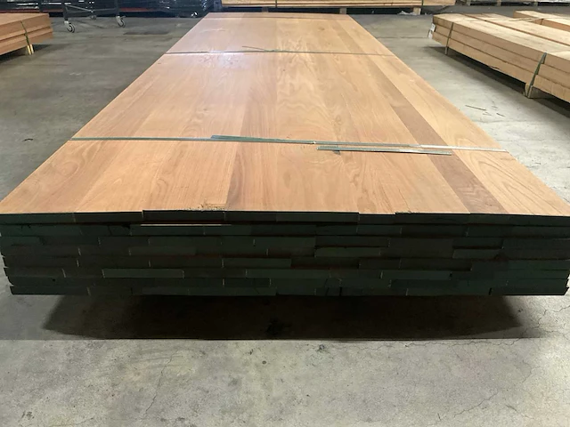 Thermo oak eiken verlijmde panelen 20x1000 mm (8x) - afbeelding 4 van  5