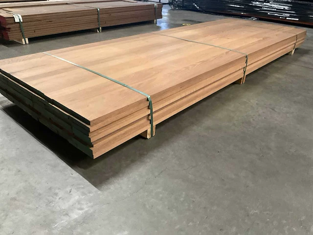 Thermo oak eiken verlijmde panelen 20x1000 mm (8x) - afbeelding 3 van  5