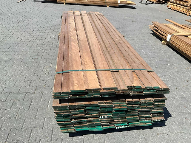 Thermo okoumé dubbel rhombus (3350x123x19mm) (145x) - afbeelding 4 van  6