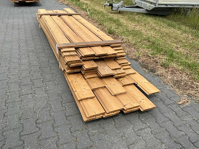 Thermo vuren channelsiding (2750-4800x185x22mm) (120x) - afbeelding 3 van  4