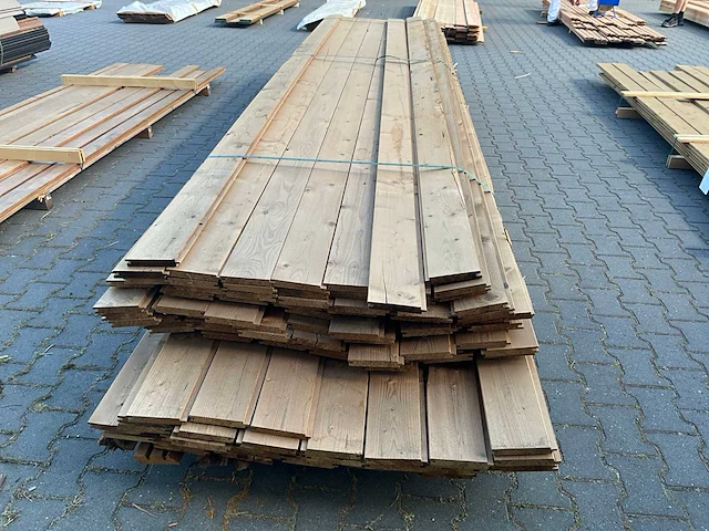 Thermo vuren channelsiding (3000-4750x145x20mm) (100x) - afbeelding 3 van  7