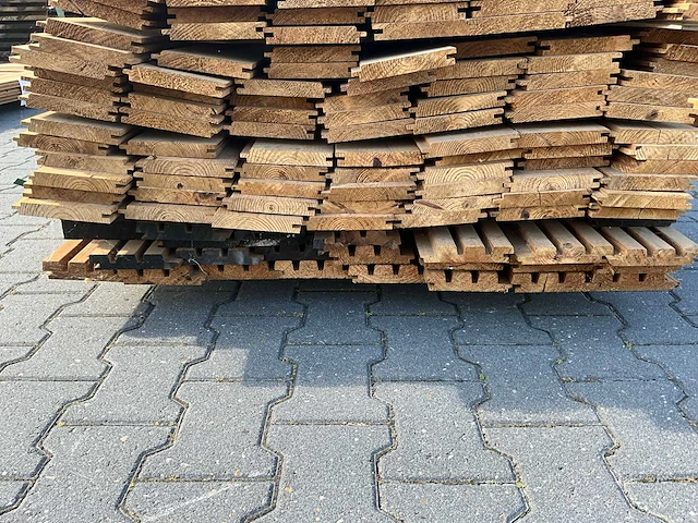 Thermo vuren channelsiding (3000-4750x145x20mm) (100x) - afbeelding 7 van  7
