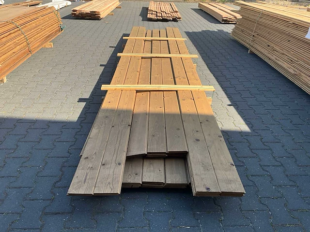 Thermo vuren channelsiding (4500-5100x145x18mm) (38x) - afbeelding 3 van  4