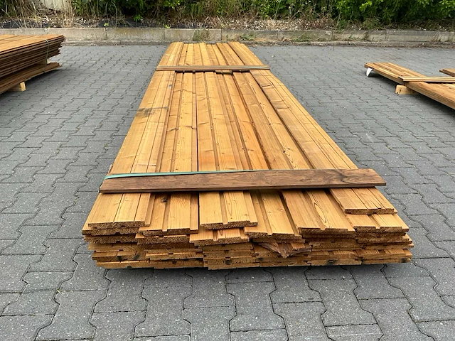 Thermo vuren dubbel rhombus (5400x185x22mm) (42x) - afbeelding 1 van  3