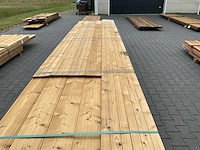 Thermo vuren geborstelde planken (3000-5400x170x18mm) (ca 200x) - afbeelding 4 van  5
