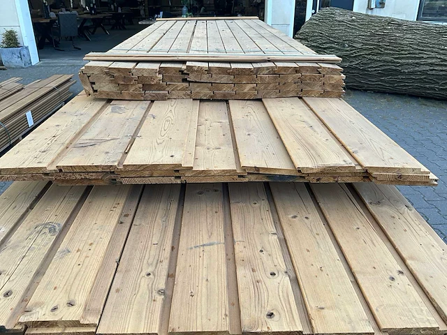Thermo vuren partij diverse gevelbekleding (ca 100m2) - afbeelding 6 van  8