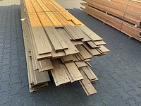 Thermo vuren partij diverse gevelbekleding (ca 120m2) - afbeelding 4 van  8