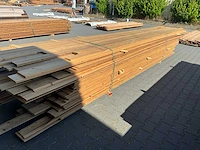 Thermo vuren partij diverse gevelbekleding (ca 120m2) - afbeelding 5 van  8
