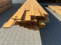 Thermo vuren partij diverse gevelbekleding (ca 120m2) - afbeelding 6 van  8