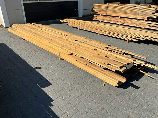 Thermo vuren partij diverse gevelbekleding - afbeelding 3 van  6