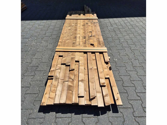 Thermo vuren plank (1000-4300x70x18mm) (39x) - afbeelding 3 van  4