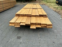 Thermo vuren plank partij (3200-5700x135x18mm) (120x) - afbeelding 2 van  3
