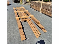 Thermo vuren planken (4200-5100x66-140x18mm) (20x) - afbeelding 1 van  5