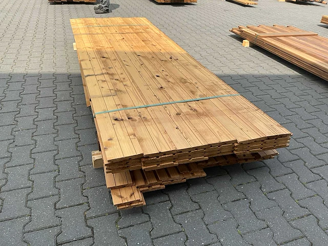 Thermo vuren rabatdeel (3000x140-185x20mm) (40x) - afbeelding 3 van  4