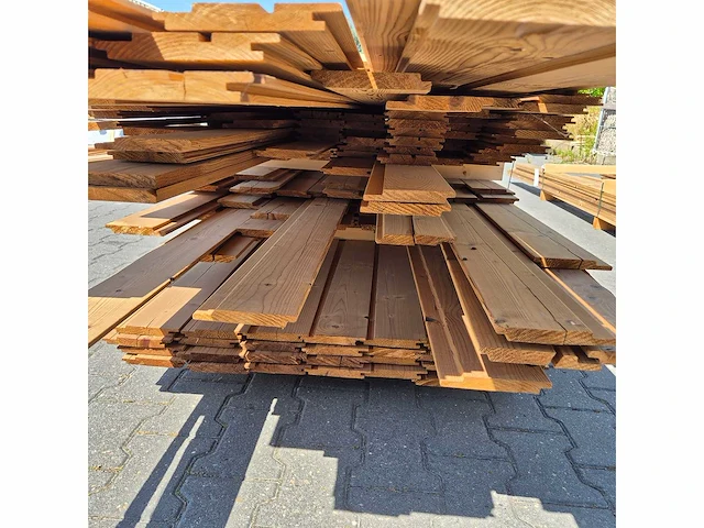 Thermo vuren rabatdelen (3300-5500x140x18mm) (175x) - afbeelding 1 van  7