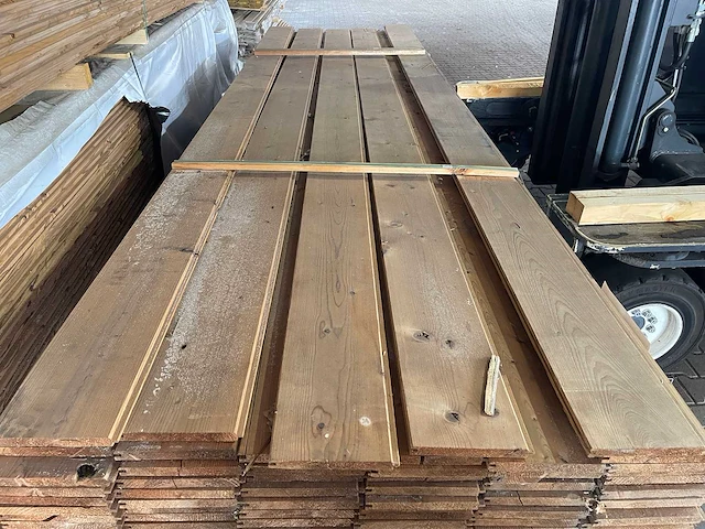Thermo vuren veer en groef 3900x178x19mm (55x) - afbeelding 1 van  3