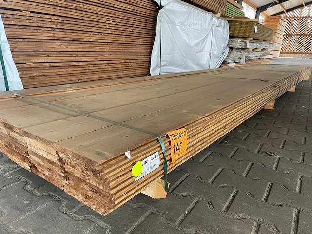 Thermo vuren veer en groef 5100x178x19mm (51x) - afbeelding 2 van  3