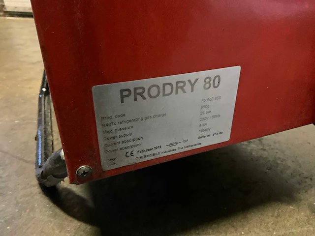 Thermobile prodry 80 bouwdroger - afbeelding 4 van  4