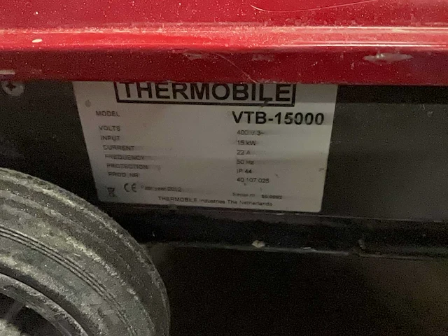 Thermobile vtb15000 heater - afbeelding 5 van  5