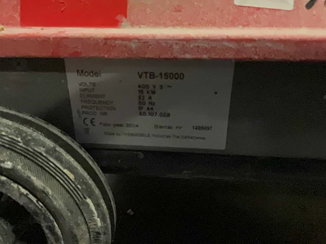 Thermobile vtb15000 heater - afbeelding 5 van  5