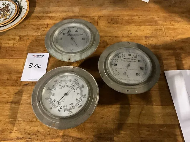 Thermometer nostalgisch (3x) - afbeelding 1 van  4