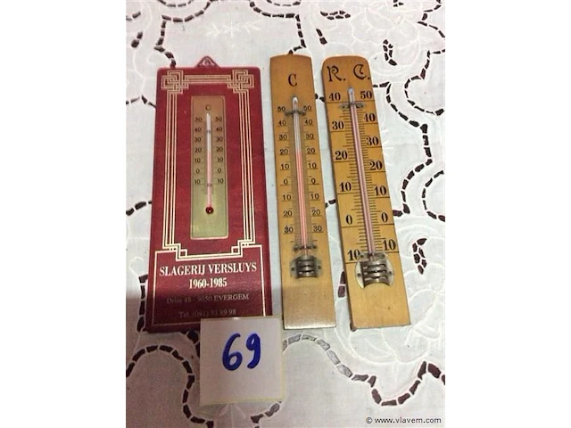 Thermometers 3stuks - afbeelding 1 van  2