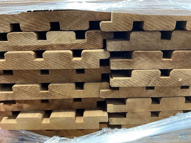 Thermowood ayous rib3 gevelbekleding 420x14,5x2,2 cm (15x) - afbeelding 5 van  6
