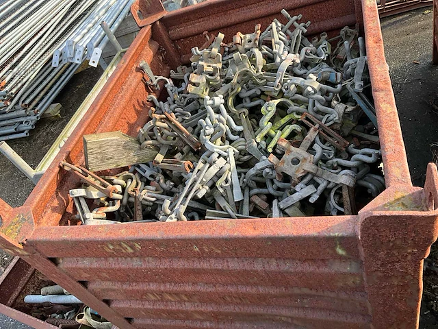 Thiel - stapelkrat met kruiskoppeling vaste spie - steigers ( ca. 100 stuks) - afbeelding 3 van  8