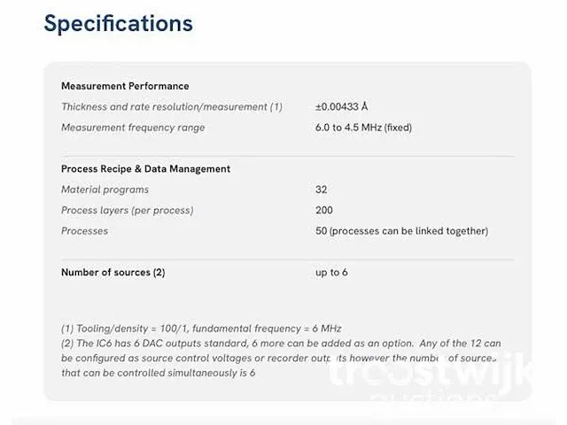 Thin film deposition controller - afbeelding 10 van  10