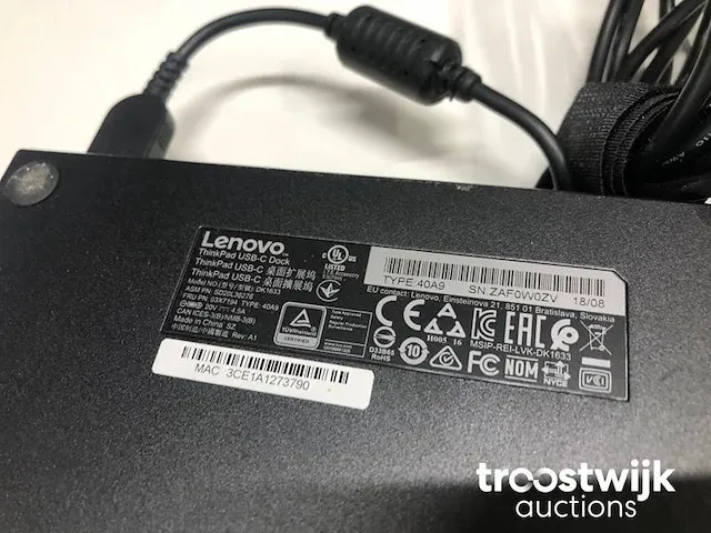 Thinkpad usb-c dockingstation - afbeelding 6 van  8