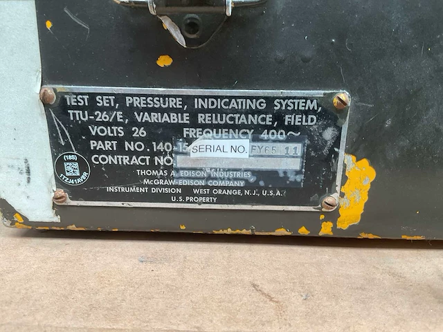 Thomas a. edison industries pressure gage tester - afbeelding 8 van  8