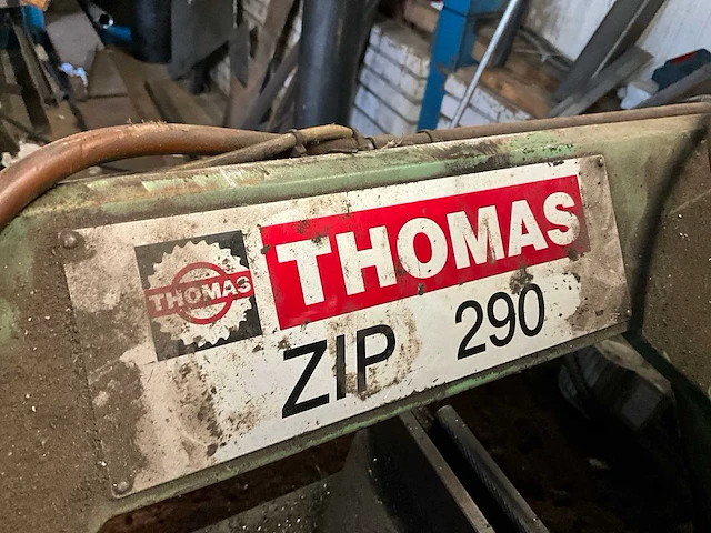 Thomas zip 290 lintzaagmachine - afbeelding 12 van  12