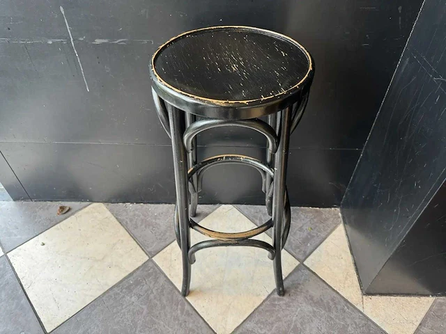 Thonet - houten barkruk (12x) - afbeelding 1 van  4