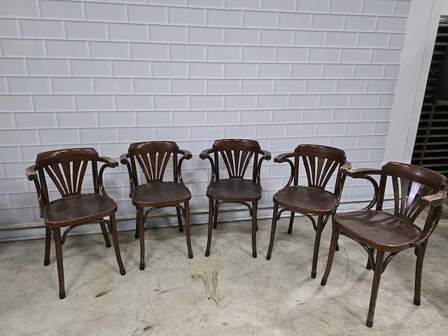 Thonet - restaurantstoel (5x) - afbeelding 1 van  3