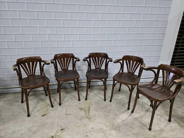 Thonet - restaurantstoel (5x) - afbeelding 2 van  3