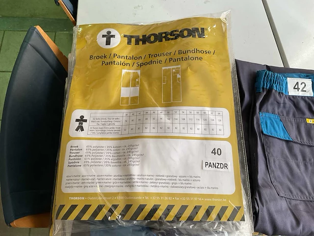 Thorson pandzr partij werkbroeken, 18 stuks - afbeelding 3 van  4