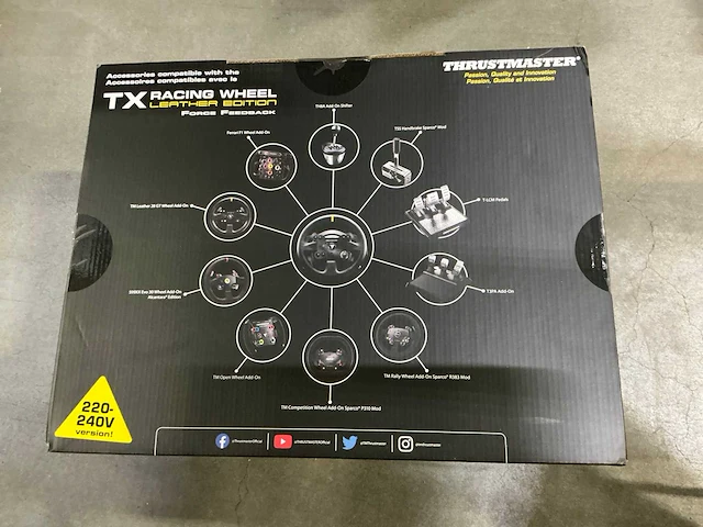 Thrustmaster tx racing wheel leather edition - afbeelding 3 van  4