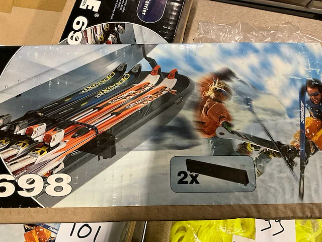 Thule 698 ski opberghulp (3x) - afbeelding 1 van  3