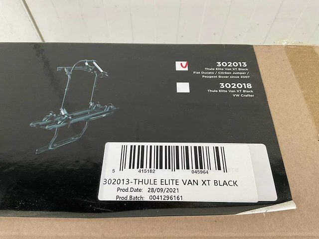 Thule elite van xt black fietsendrager voor 2 fietsen - afbeelding 5 van  6