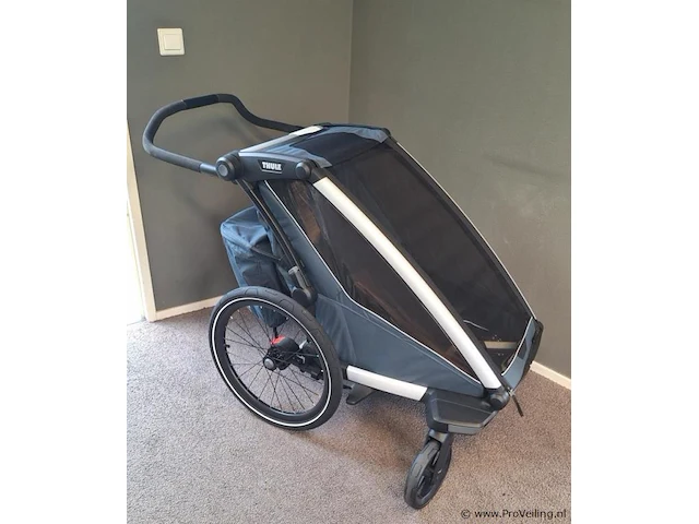 Thule fietskar | model chariot cross 2 single | kleur antraciet - afbeelding 1 van  5