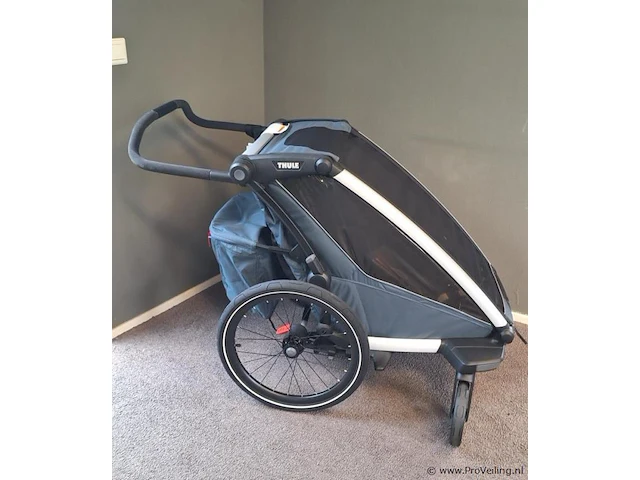 Thule fietskar | model chariot cross 2 single | kleur antraciet - afbeelding 2 van  5