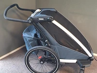 Thule fietskar | model chariot cross 2 single | kleur antraciet - afbeelding 2 van  5